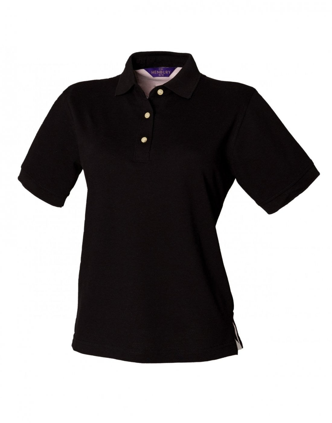 Ladies Classic Cotton Polo Shirt | BLACK